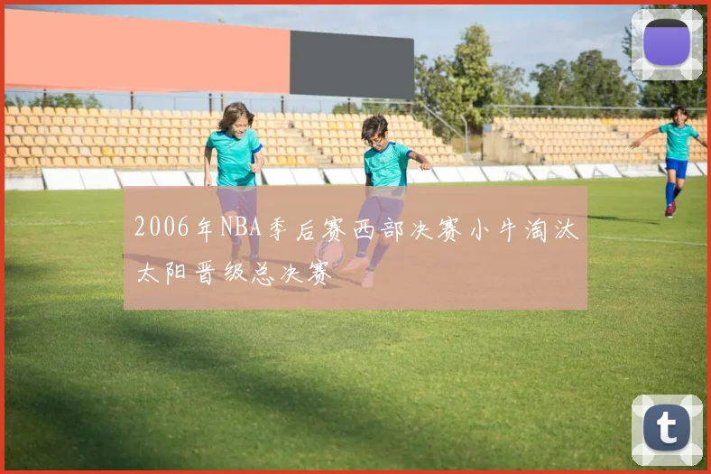 2006年NBA季后赛西部决赛小牛淘汰太阳晋级总决赛